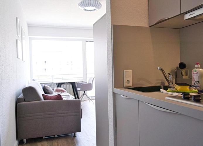 Seepferdchen - Kuscheliges Apartment Mit Meerblick-Balkon Вангероге Экстерьер фото